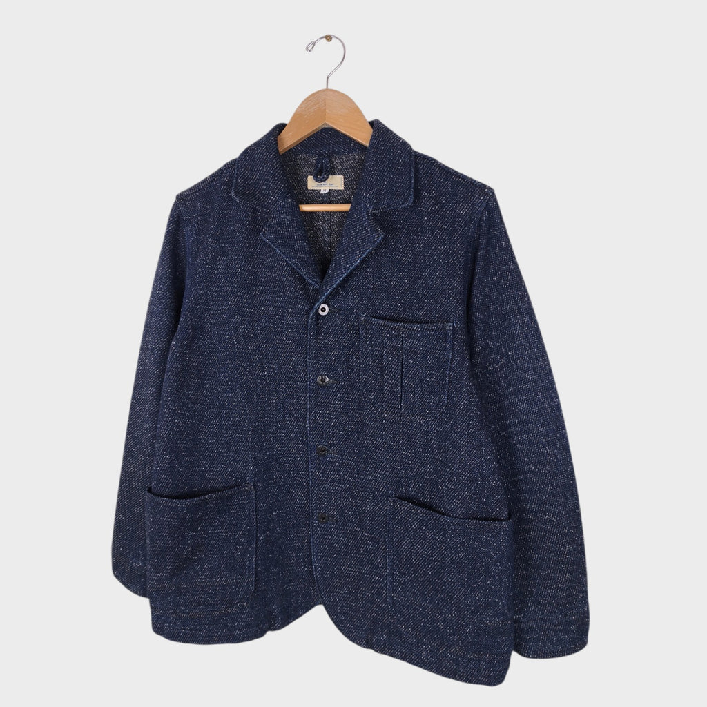 JAPAN BLUE JEANS Men's Made in Japan Indigo Blue Sashiko Chore Jacket