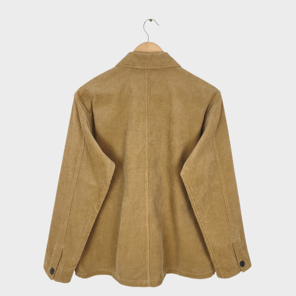 MANUAL ALPHABET Men's Beige Made in Japan Corduroy Chore Jacket