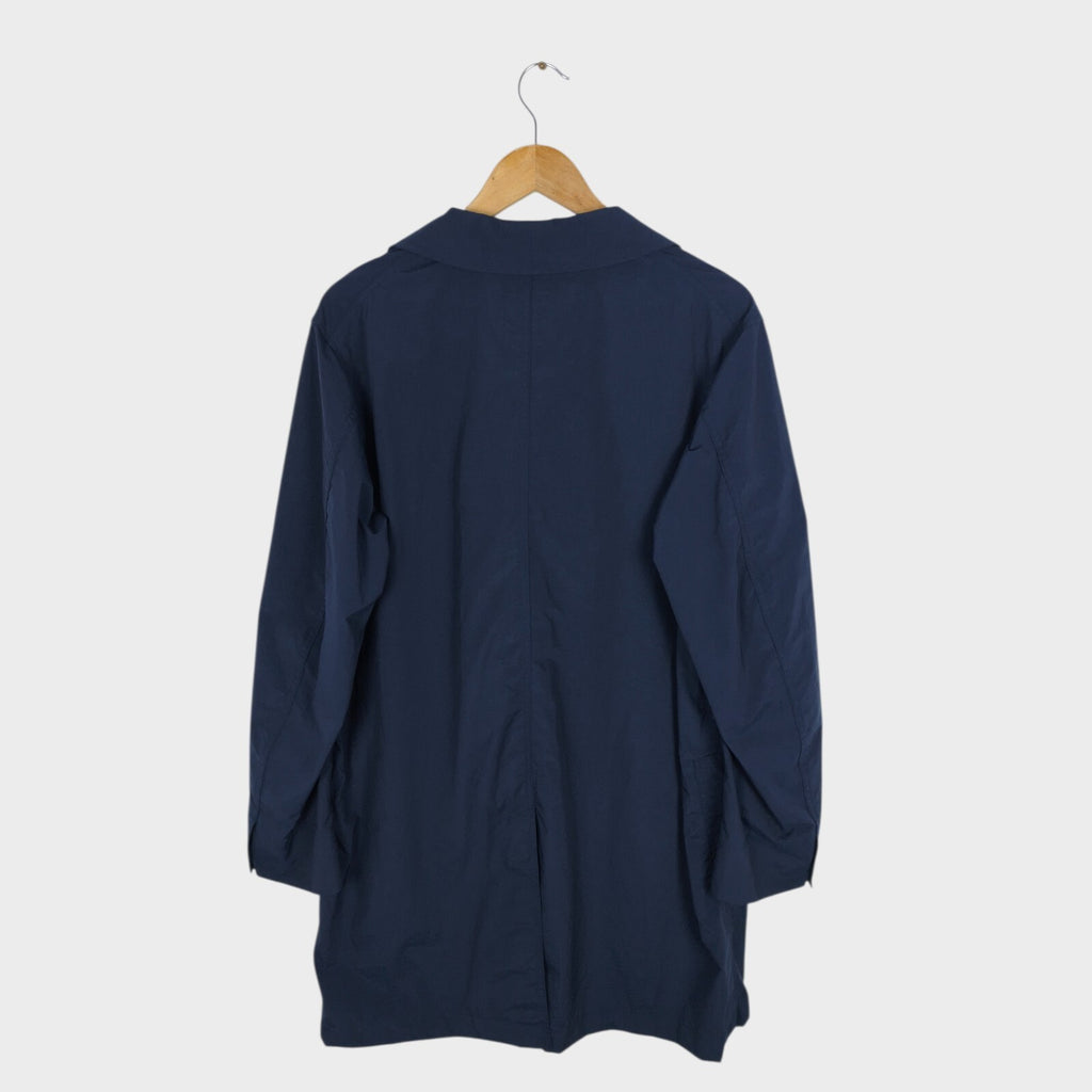 DANTON x BEAMS Men's Made in Japan Navy Blue Nylon Coat Jacket