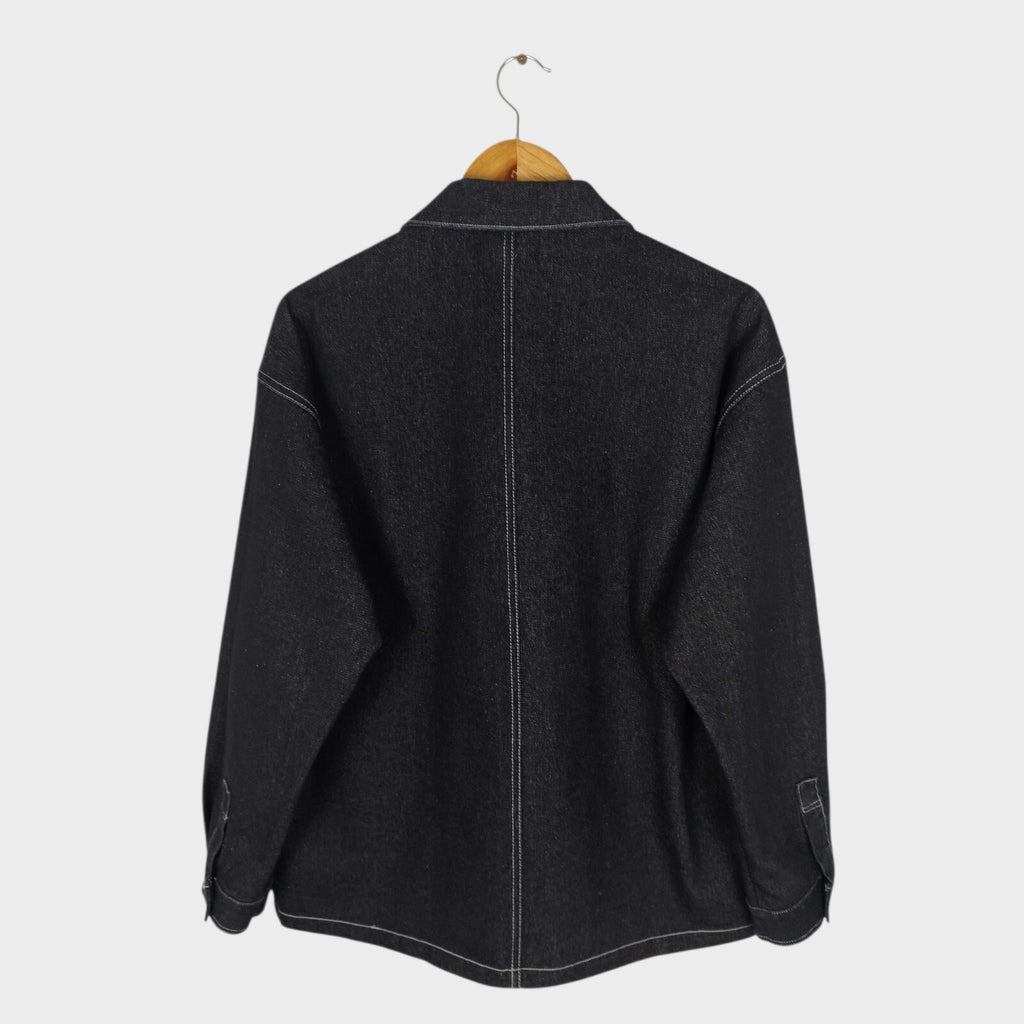 URBAN RESEARCH Men's Black Denim Chore Jacket