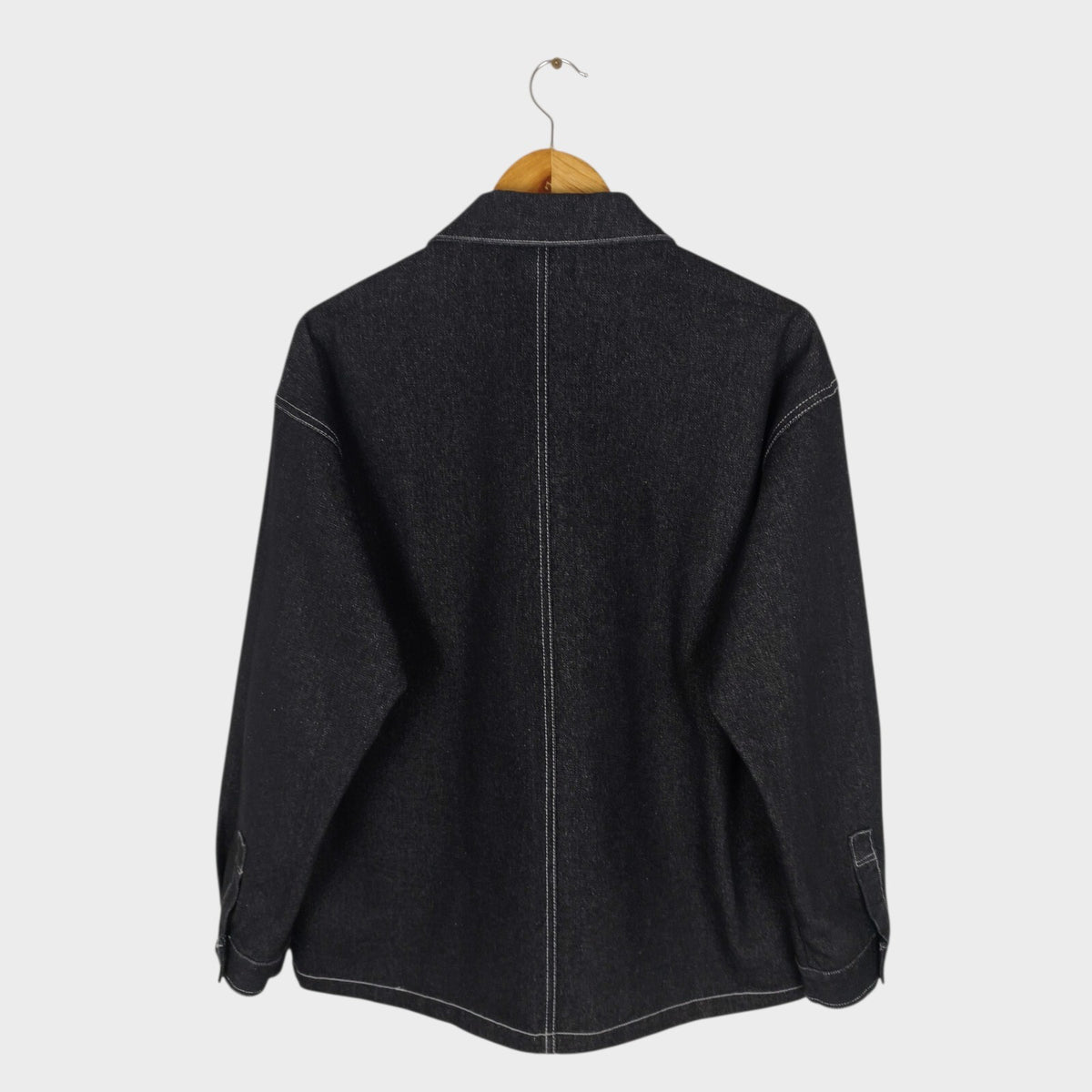 URBAN RESEARCH Men's Black Denim Chore Jacket