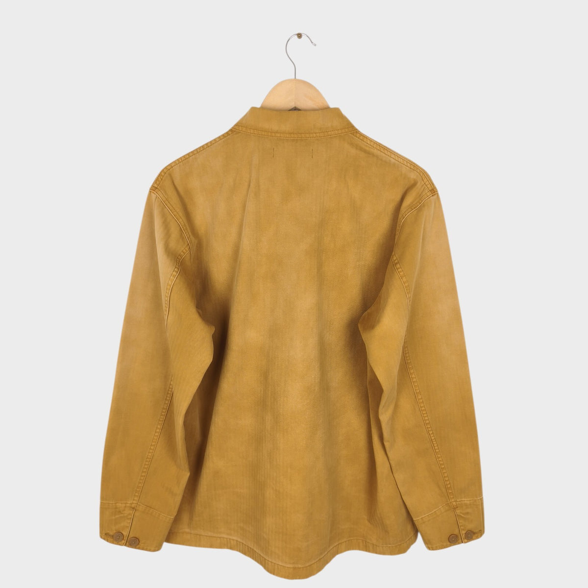 JW ANDERSON x UNIQLO Men's Washed Brown Embroidered Logo Chore Jacket