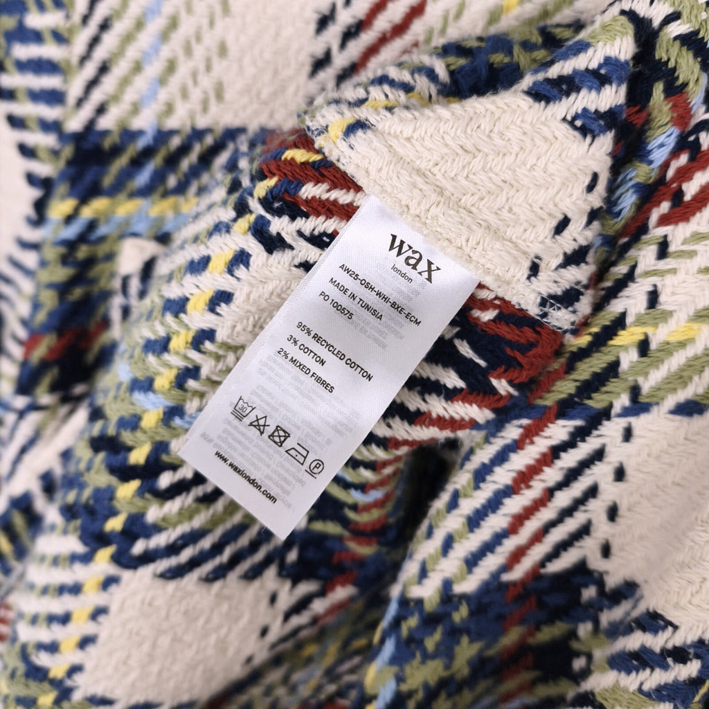WAX LONDON Men's Multicoloured Check Whiting Overshirt