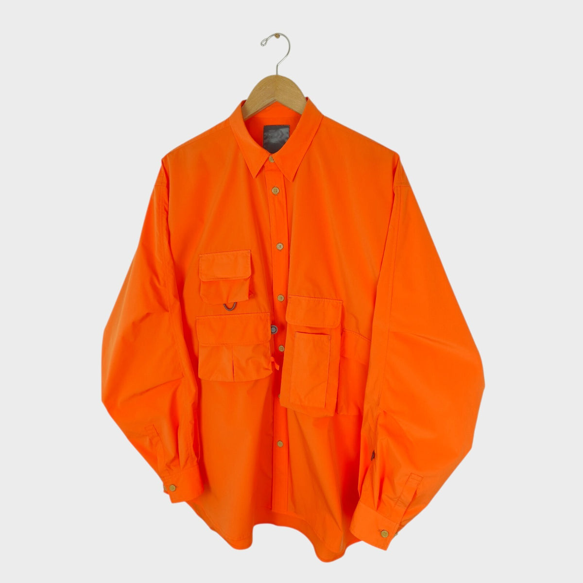 DAIWA PIER39 Men's Orange Mulch Pocket Easy Overshirt