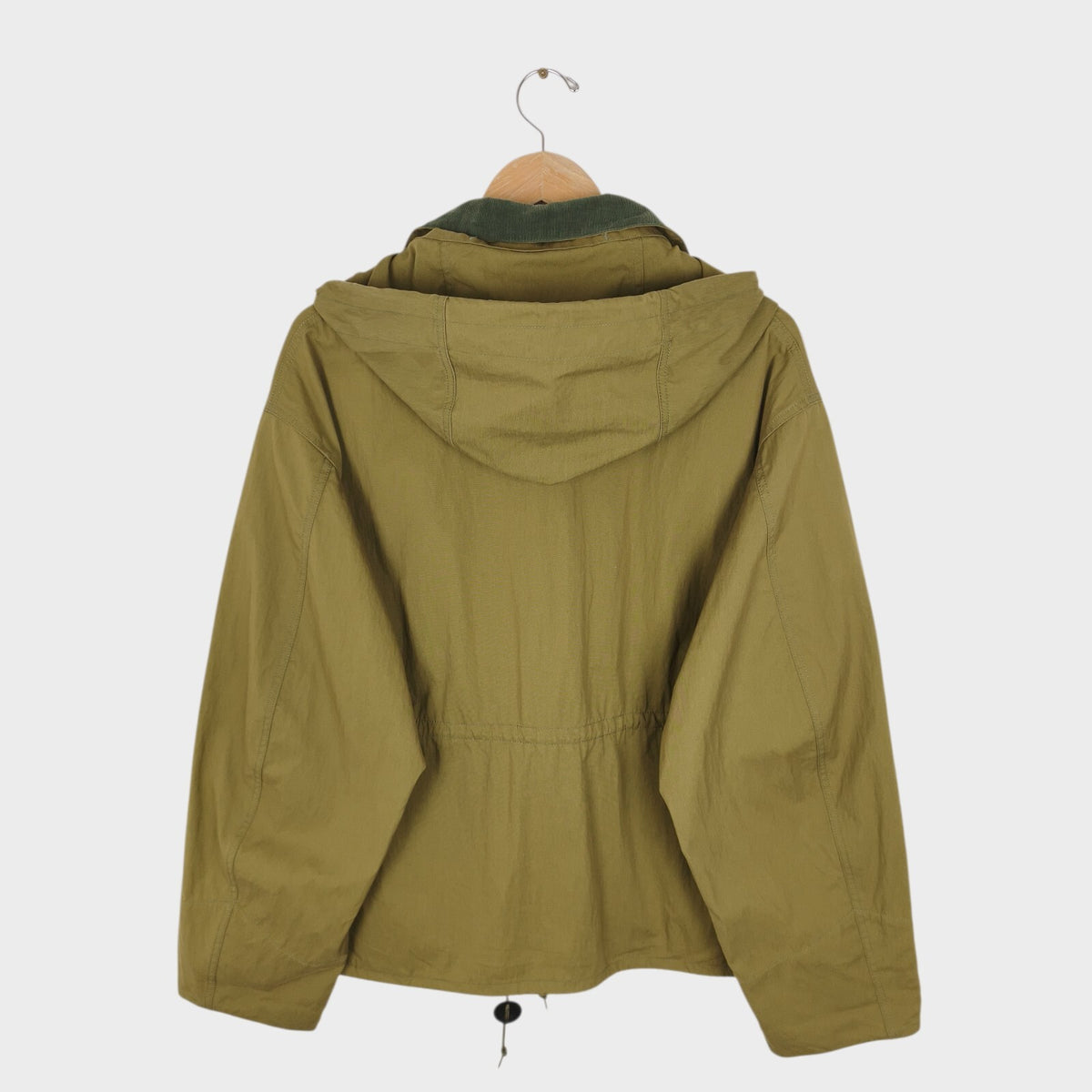 ANOTHER 20TH CENTURY Men's Olive Made in Japan Cotton/Nylon Sherpa Parka Jacket