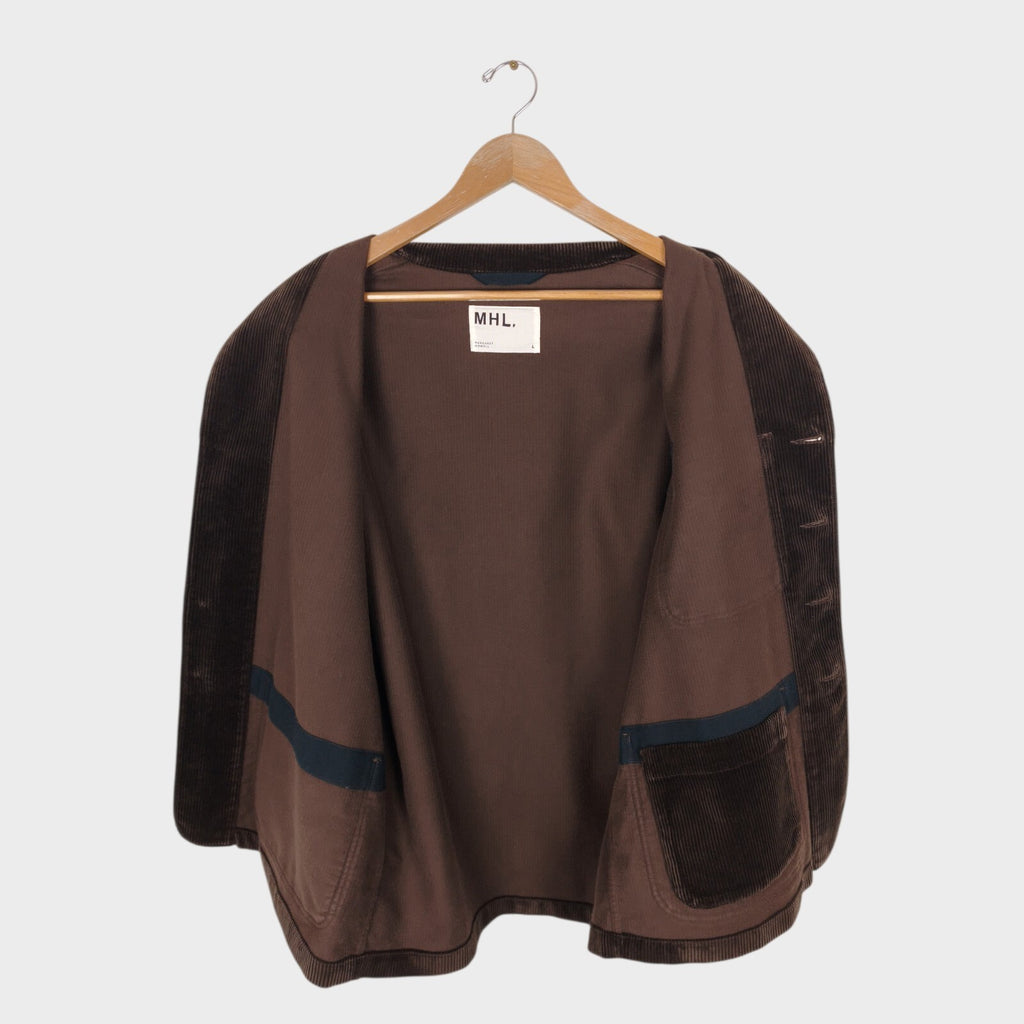 MHL MARGARET HOWELL Men's Brown Heavyweight Corduroy Chore Jacket