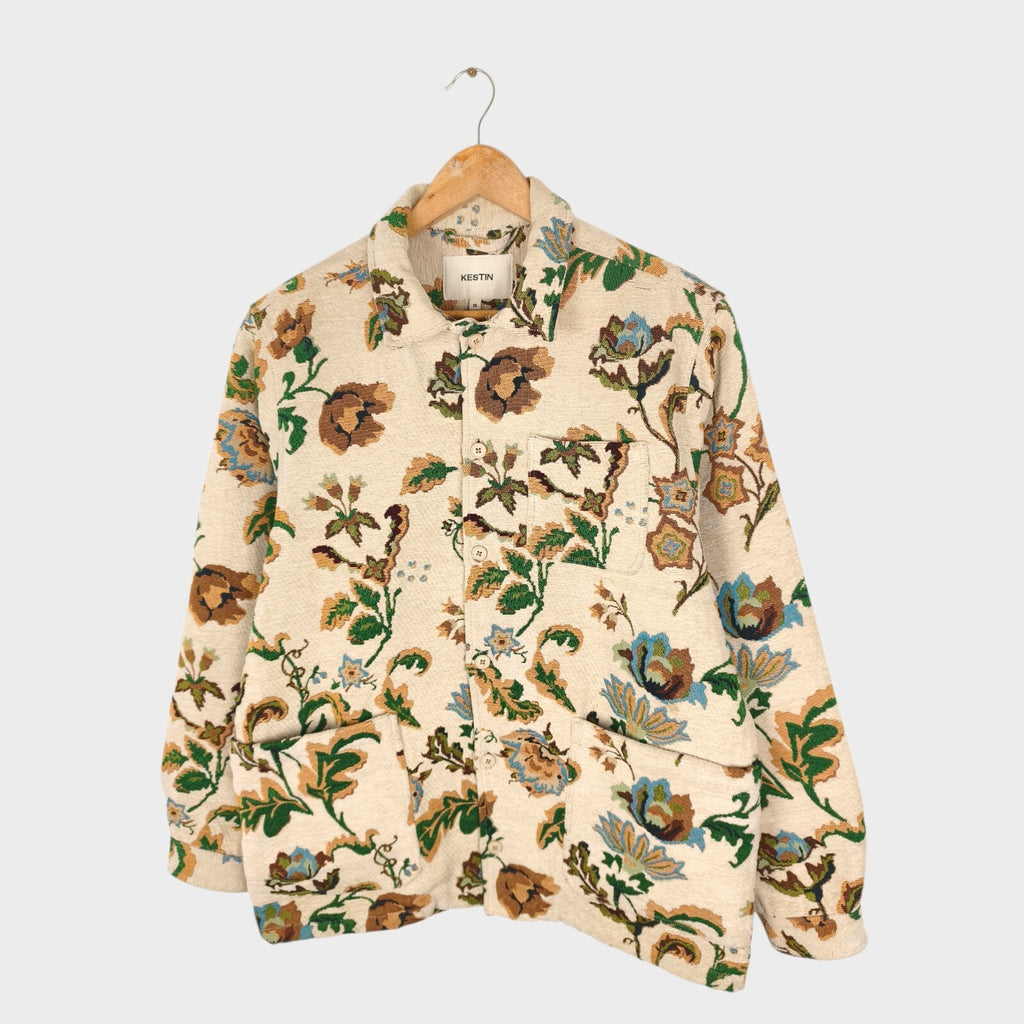 KESTIN HARE Men's Japanese Floral Jacquard Ormiston Tapestry Jacket