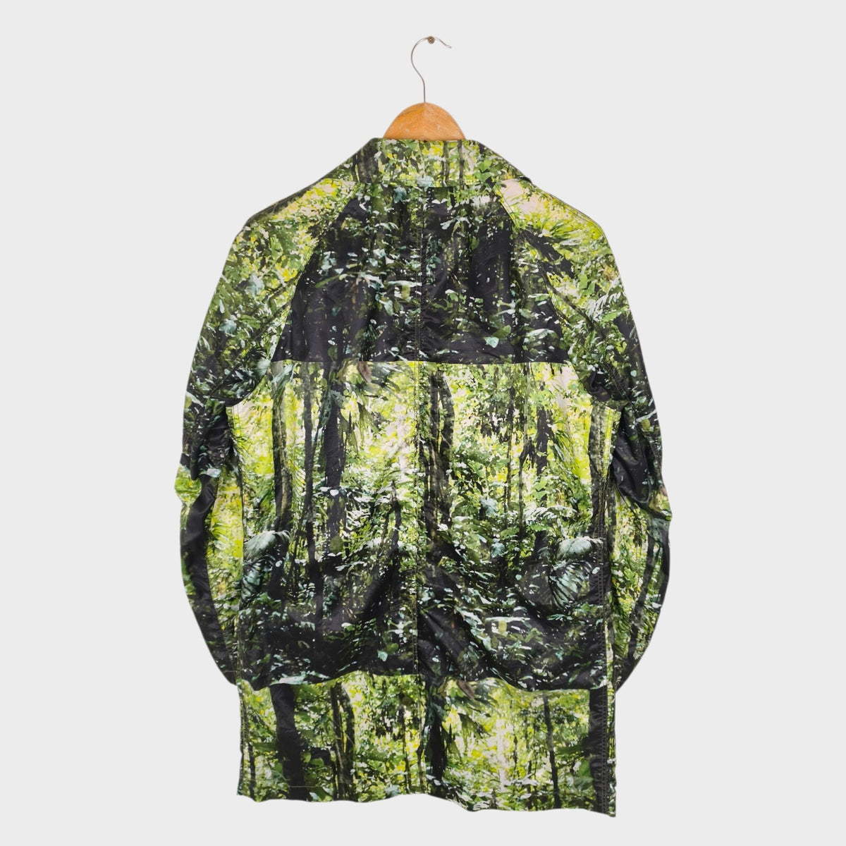 THE NORTH FACE PURPLE LABEL Men's Forest Print Lightweight Waterproof Rain Coat