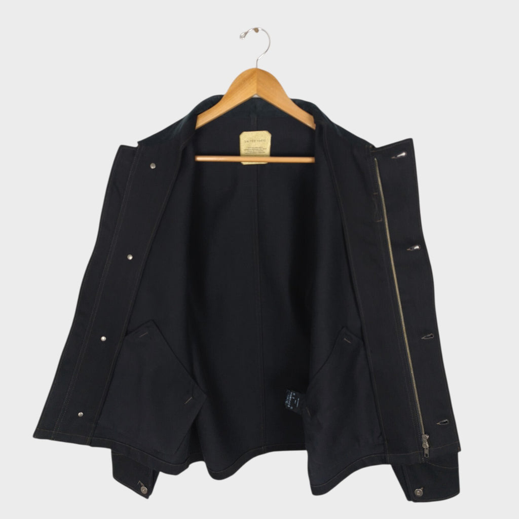 UNITED TOKYO Men's Made in Japan RAF MK3 Rigid Denim Flight Blouson Jacket
