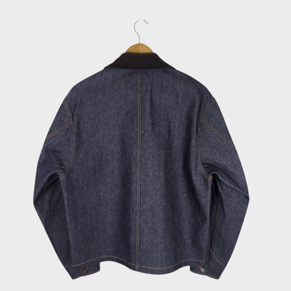 UNITED TOKYO Men's Made in Japan RAF MK3 Rigid Denim Flight Blouson Jacket