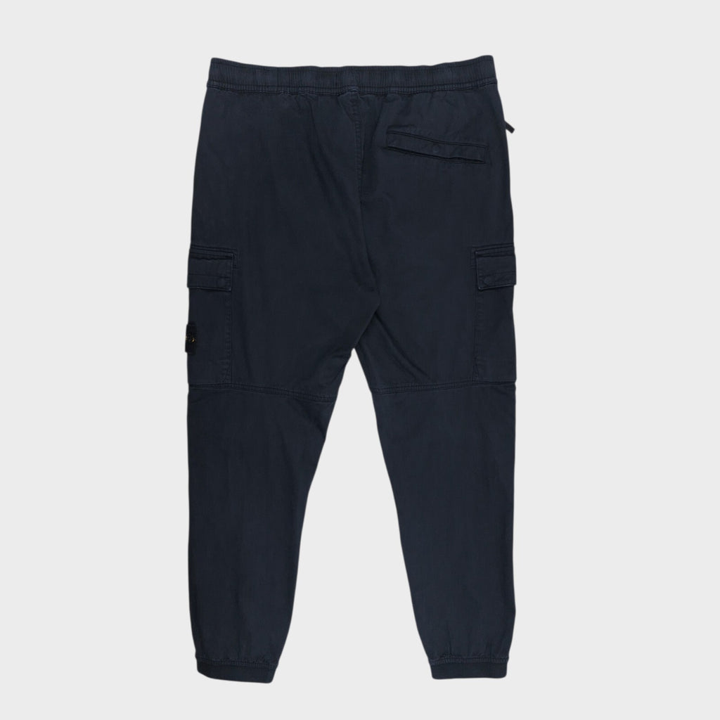 STONE ISLAND Men's Dark Navy Blue RE-T Cargo Trousers