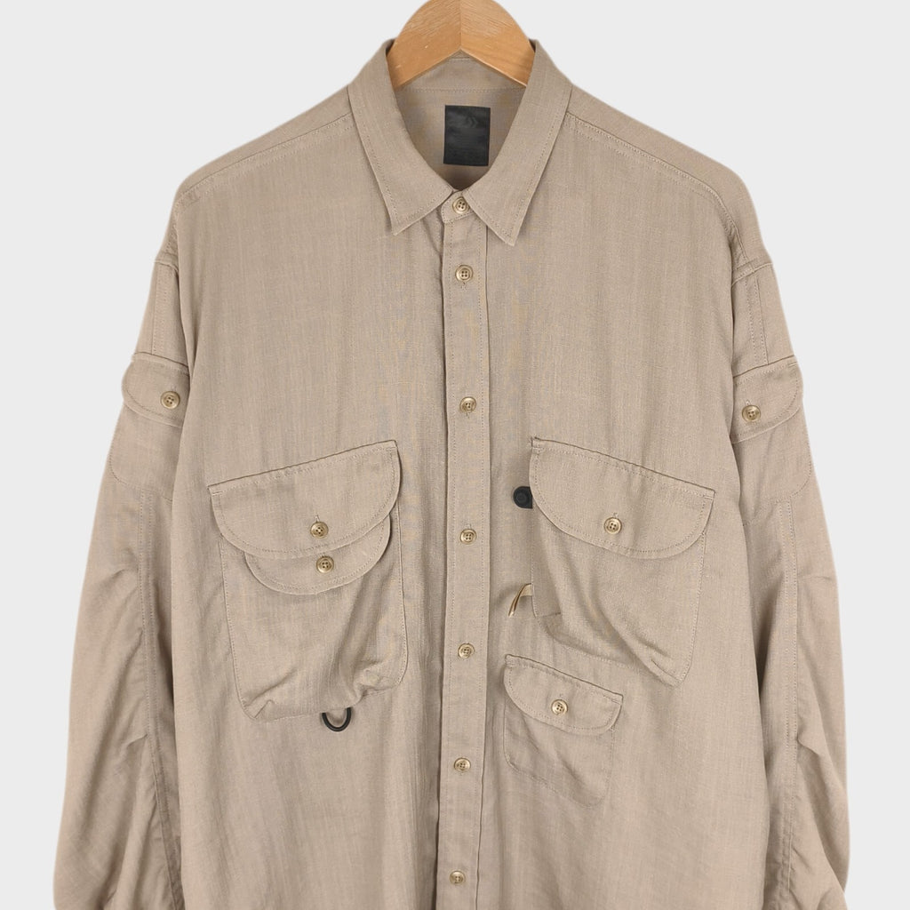 DAIWA PIER39 Men's Ivory Tech Bombay Safari Overshirt