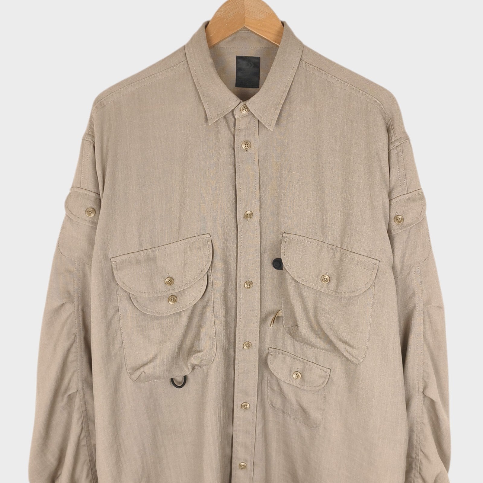 DAIWA PIER39 Men's Ivory Tech Bombay Safari Overshirt