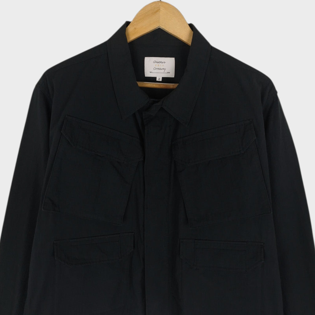 ANOTHER 20TH CENTURY Men's Black Made in Japan Cotton/Nylon Ripstop Brighton Command Jacket
