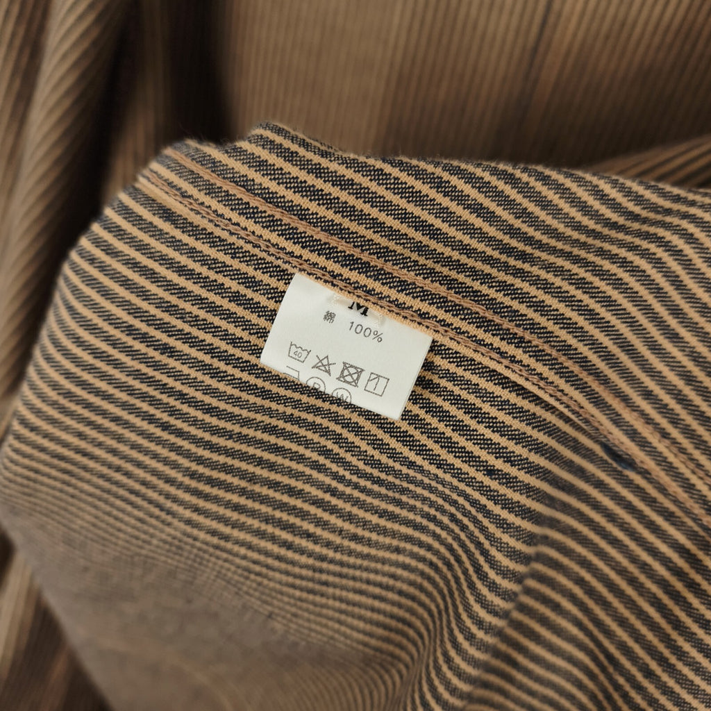 AT-DIRTY Men's Hickory Striped Made in Japan Chore Jacket