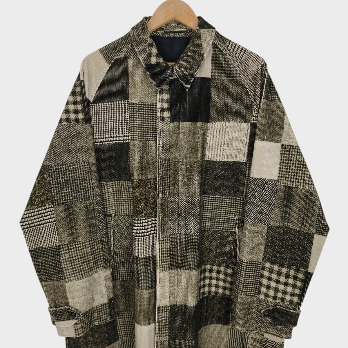 BEAMS PLUS Men's Patchwork Corduroy Coat