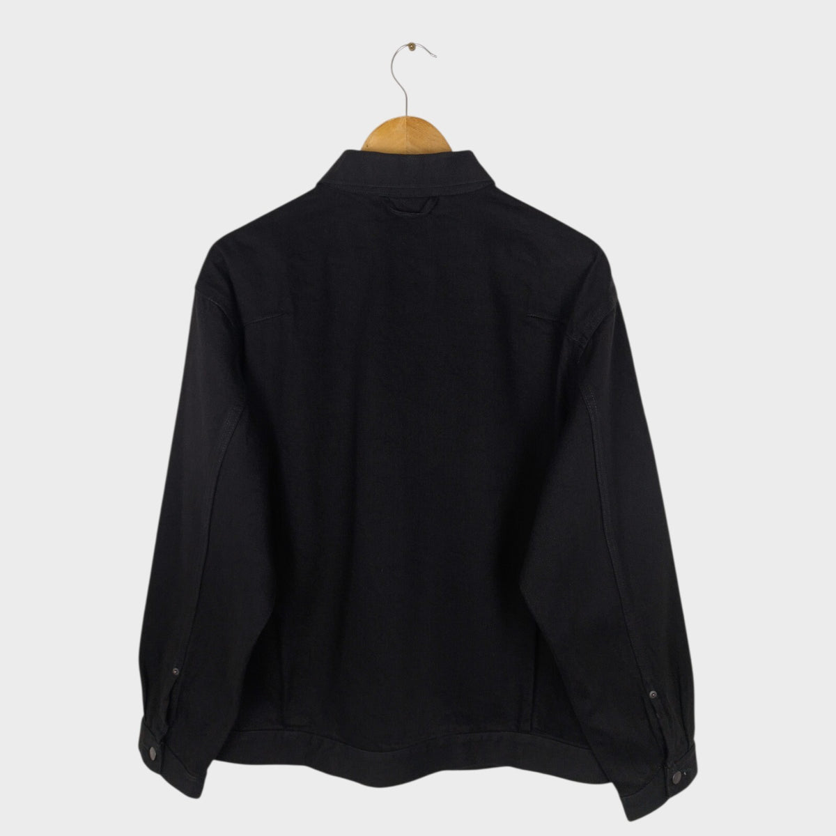 EDIFICE Men's Made in Japan Black Selvedge Denim Jacket