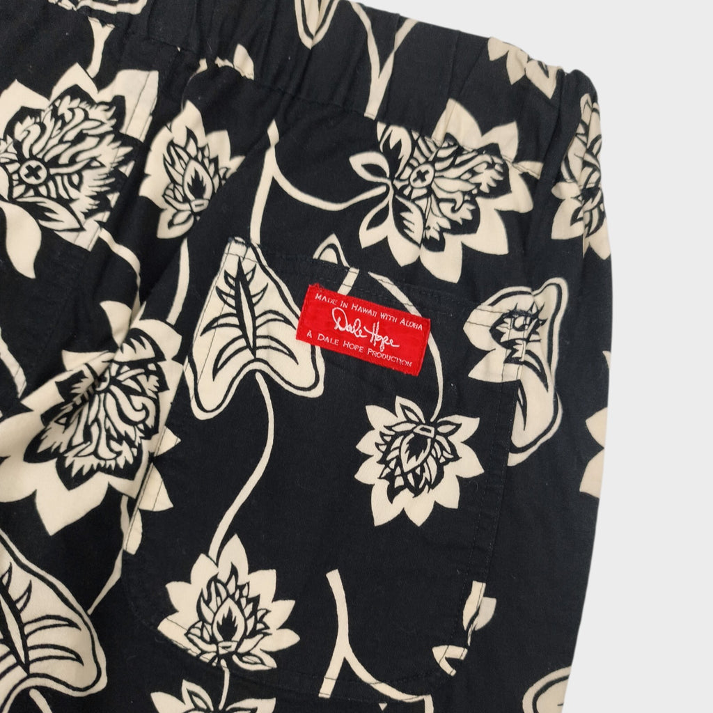 BEAMS PLUS x DALE HOPE Men's Hawaiian Floral Print Cotton Shorts