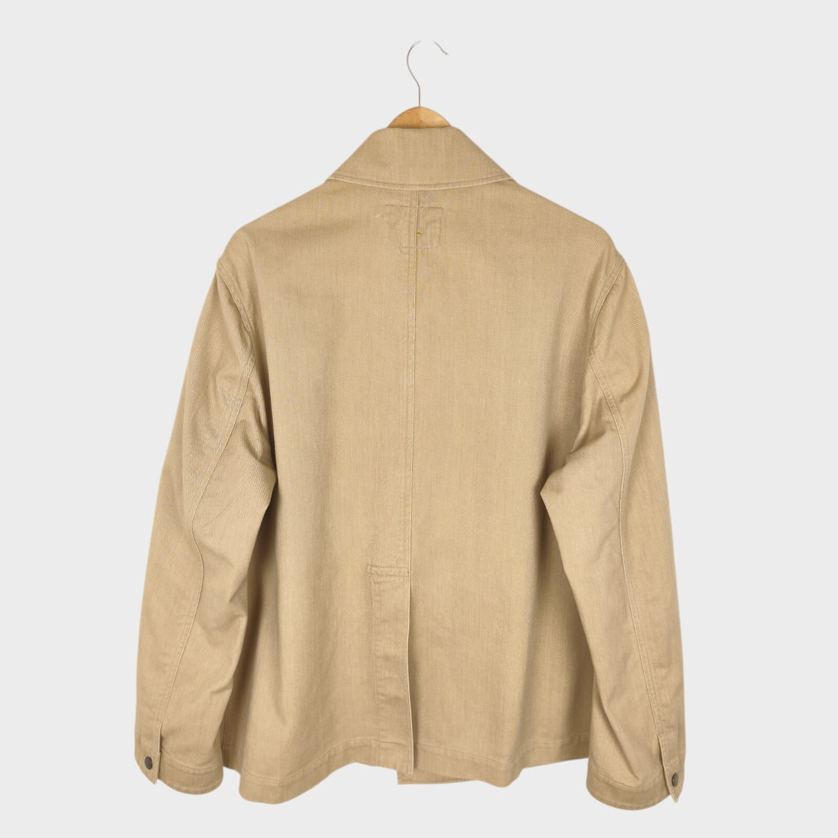 MHL MARGARET HOWELL Men's Beige Cotton Twill Chore Jacket