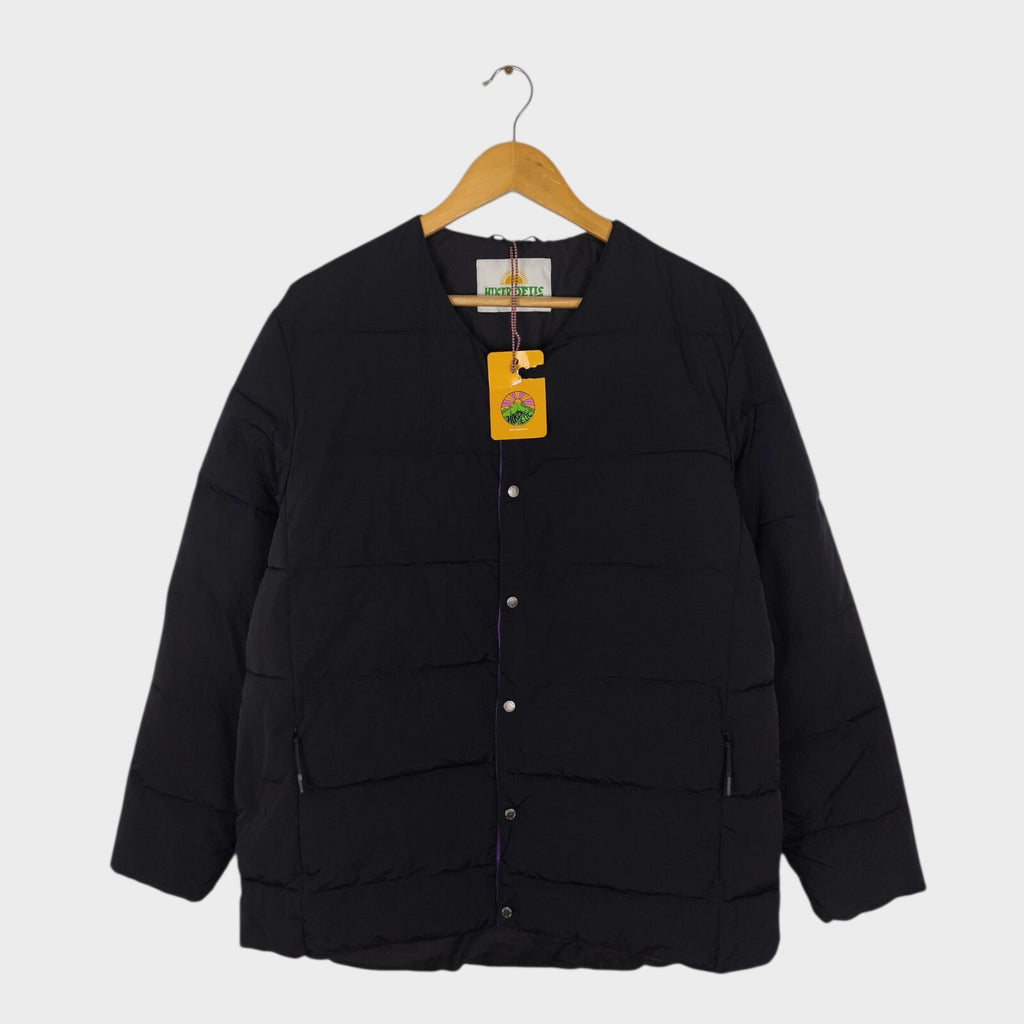 HIKERDELIC Men's Black Quilted Liner Puffer Jacket