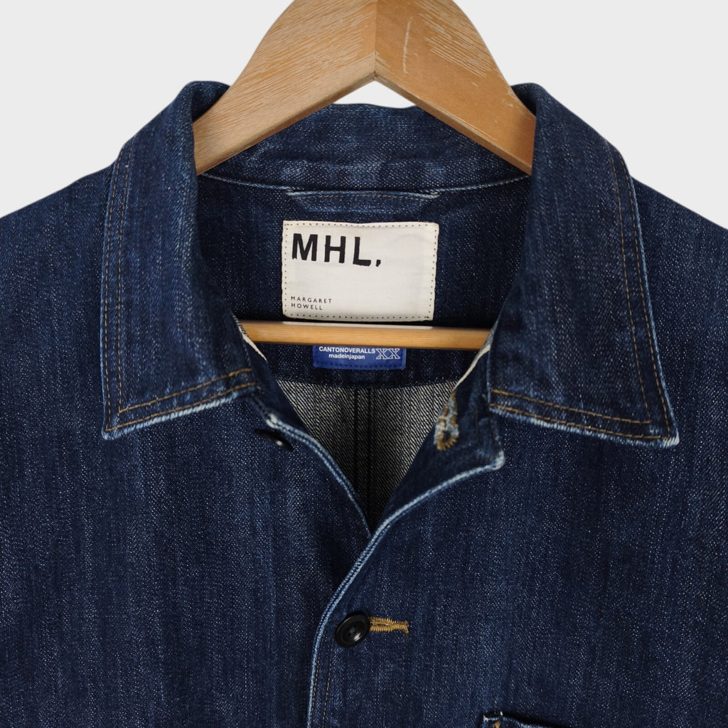 MHL MARGARET HOWELL Men's Canton Overalls Made in Japan Denim Chore Jacket