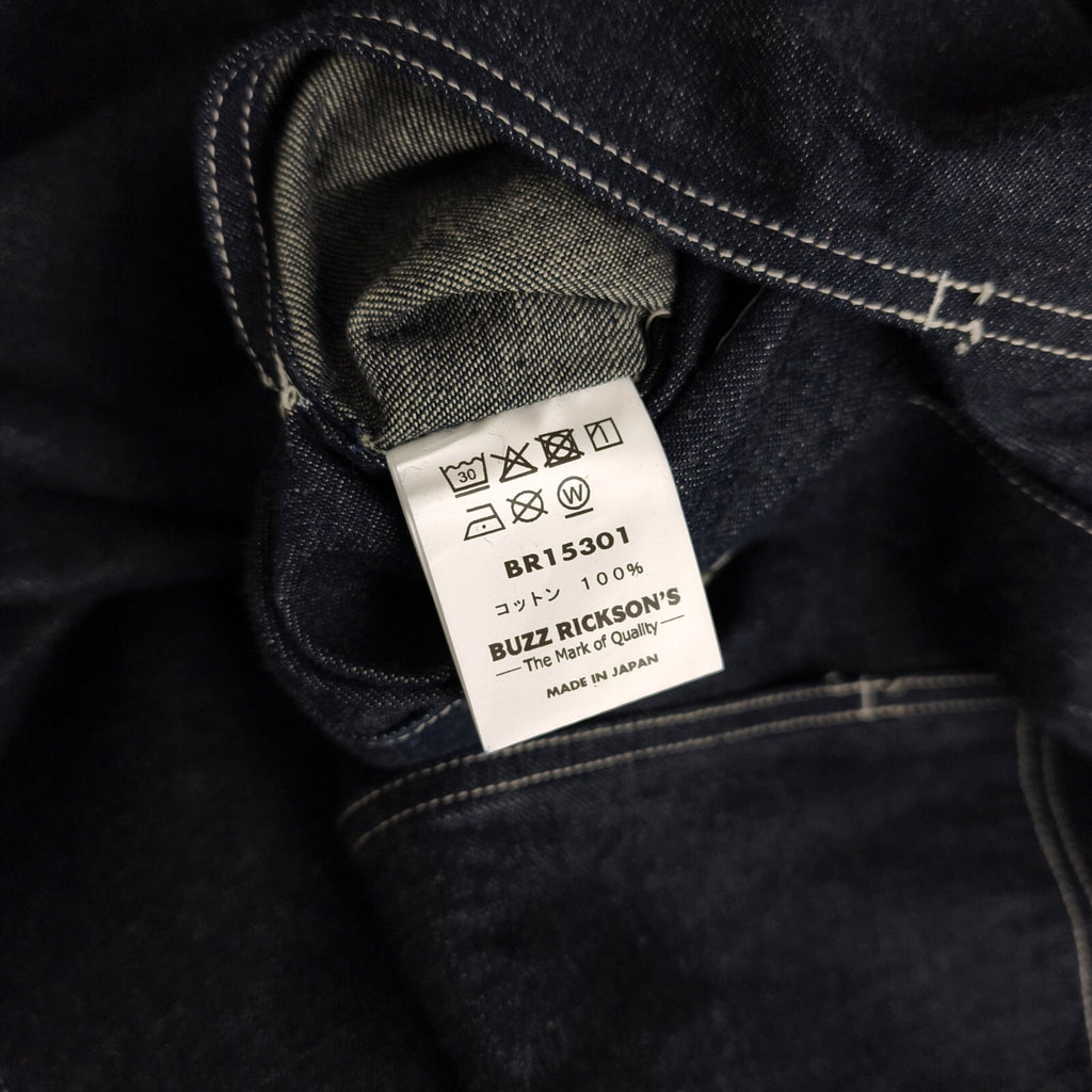 BUZZ RICKSON Men's Made in Japan U.S. Army Denim Pullover Jacket