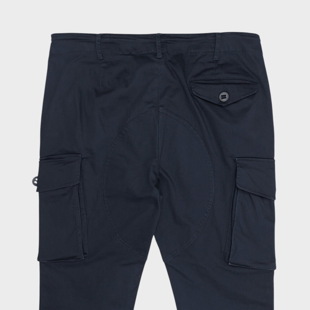 SAGE DE CRET x BEAMS PLUS Men's Navy Blue Cargo Trousers