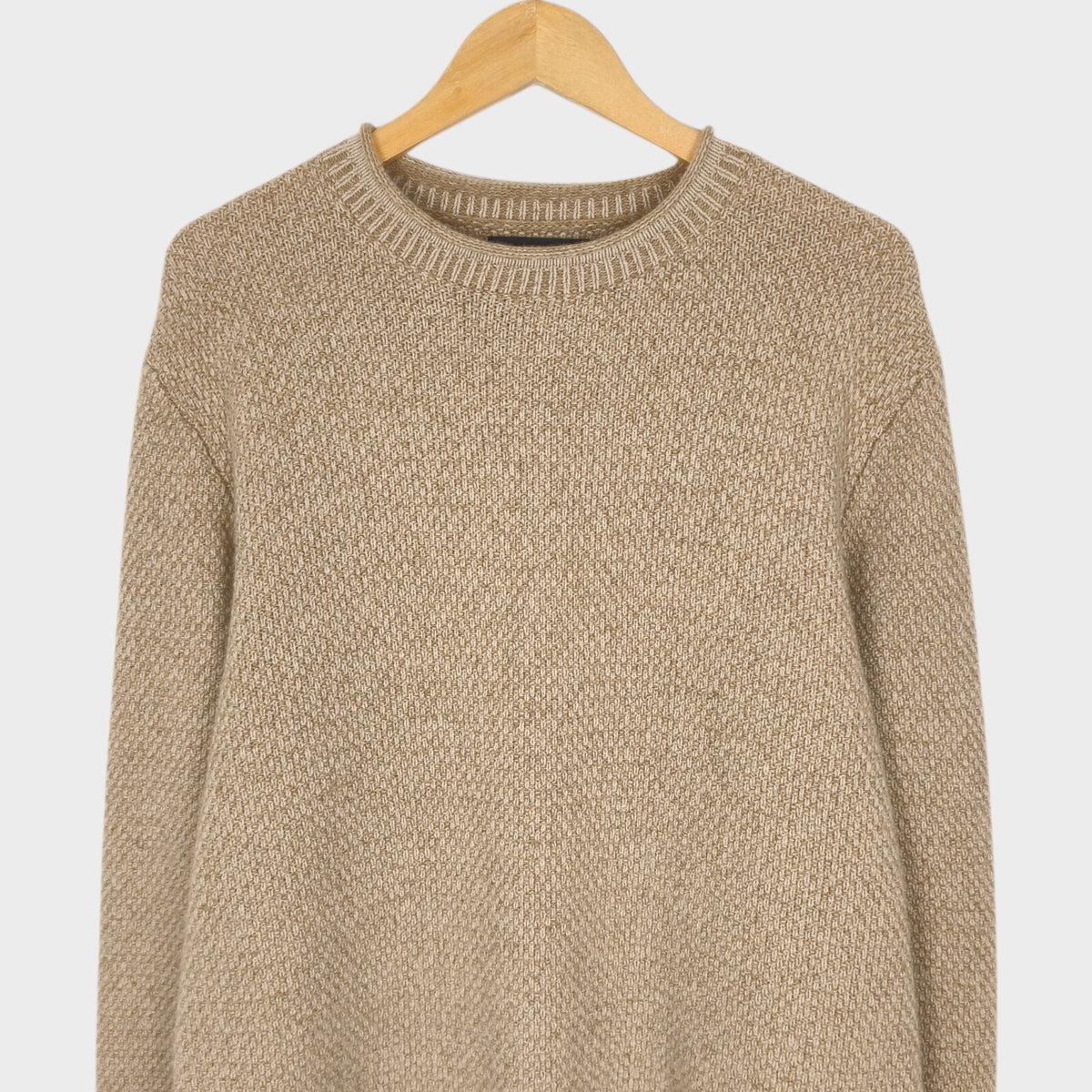 FINISTERRE Men's Beige Wool Blend Jumper