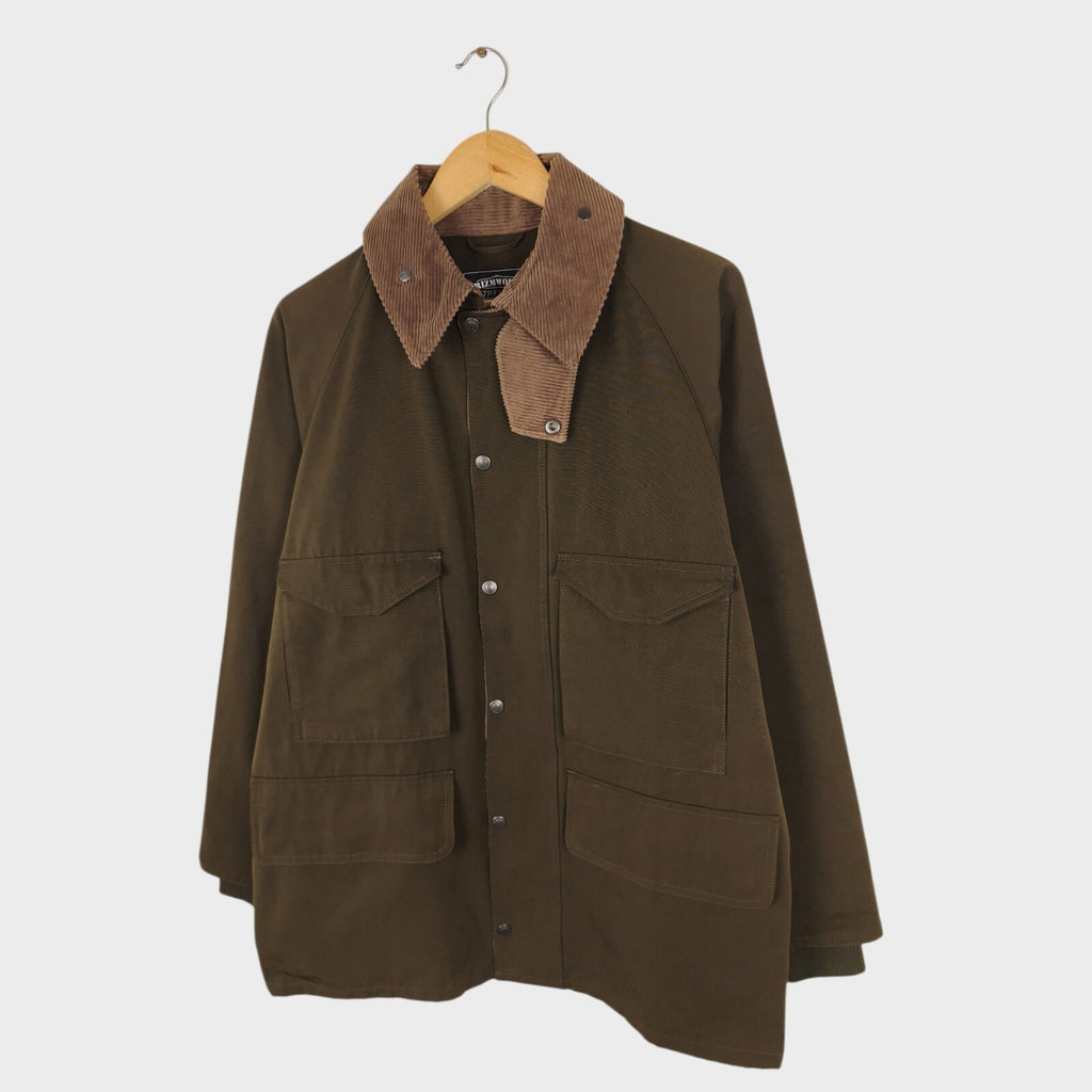 FRIZMWORKS Men's Khaki Green Royal Hunting Field Jacket