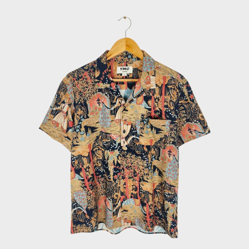 YMC You Must Create Men's Malick Fantasy Print Shirt