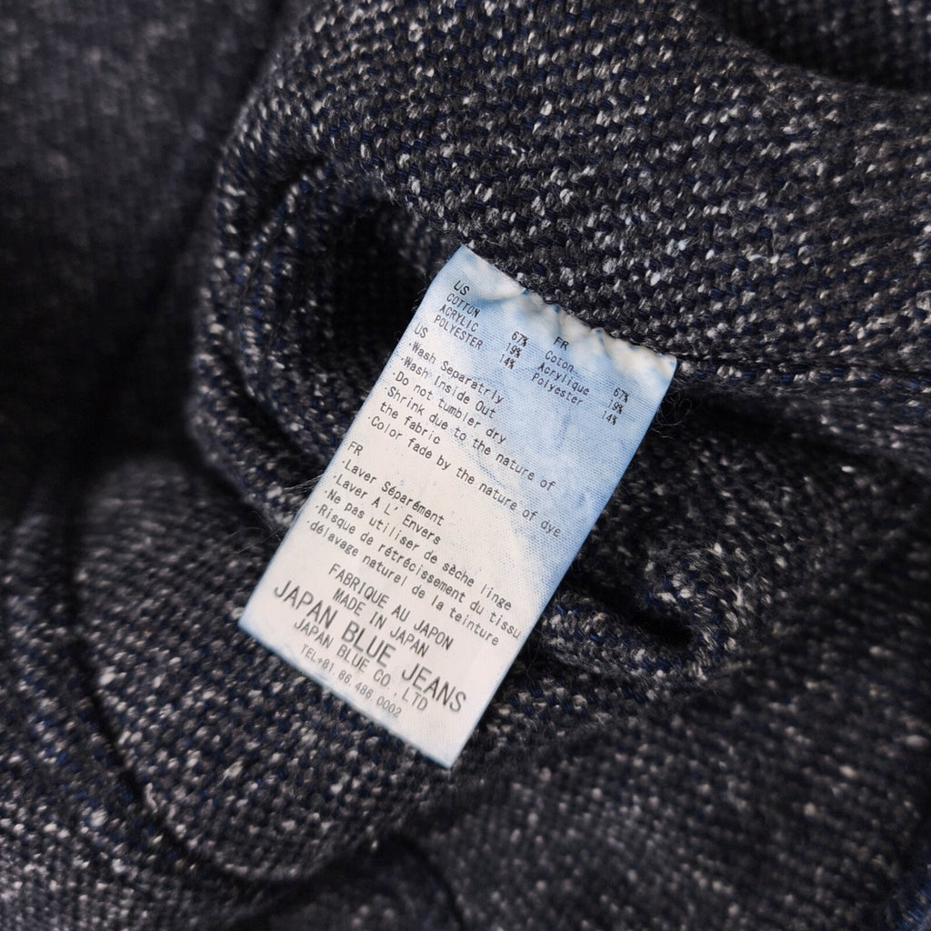 JAPAN BLUE JEANS Men's Made in Japan Indigo Blue Sashiko Chore Jacket