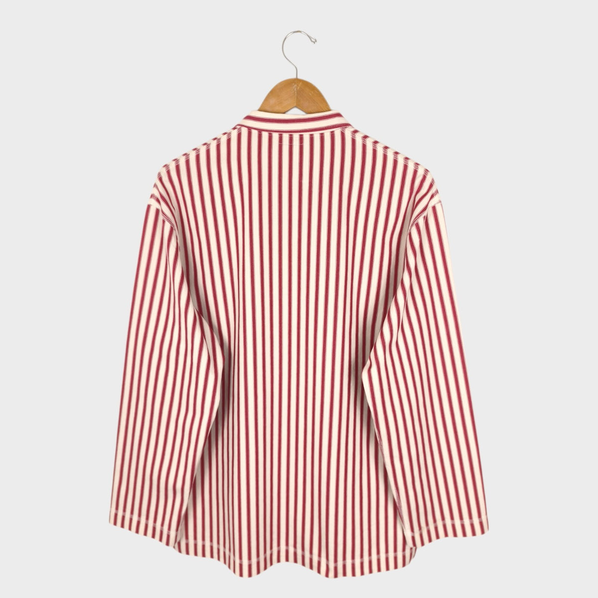 TENDER CO. Men's Made in England Weaver's Stock Type WS422 Striped Cotton Shirt