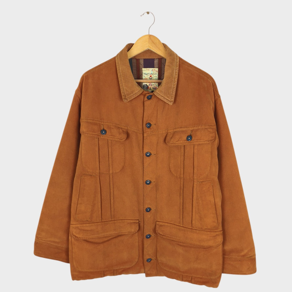 NIGEL CABOURN Men's Vintage Made in Japan Camel Heavyweight Hunting Jacket