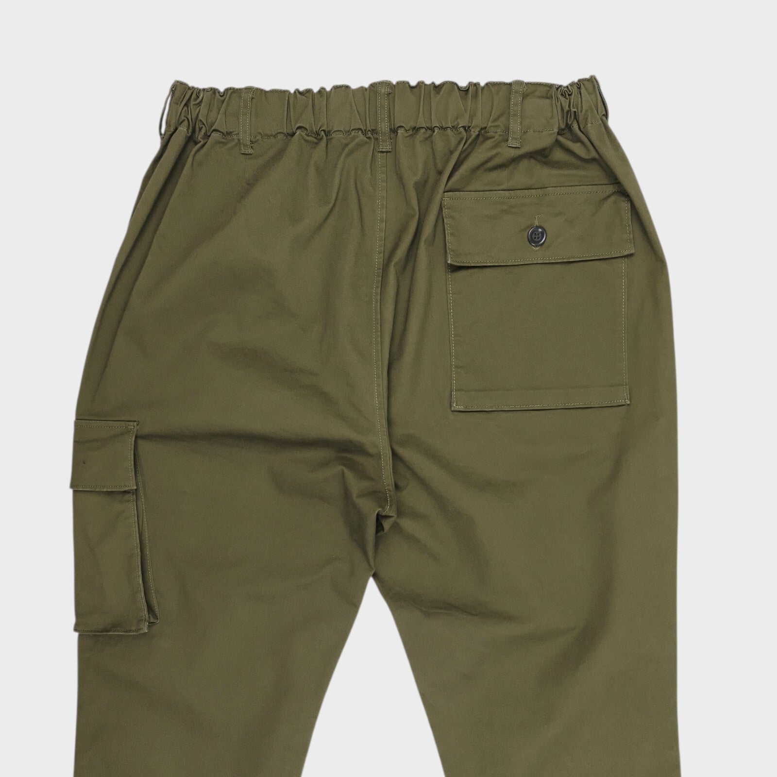 SAGE DE CRET x BEAMS PLUS Men's Green Cargo Trousers