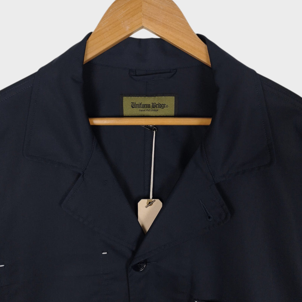 UNIFORM BRIDGE Men's Navy Coverall Chore Jacket