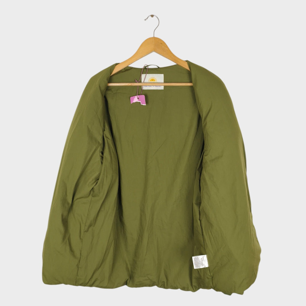 HIKERDELIC Men's Green Quilted Liner Puffer Jacket