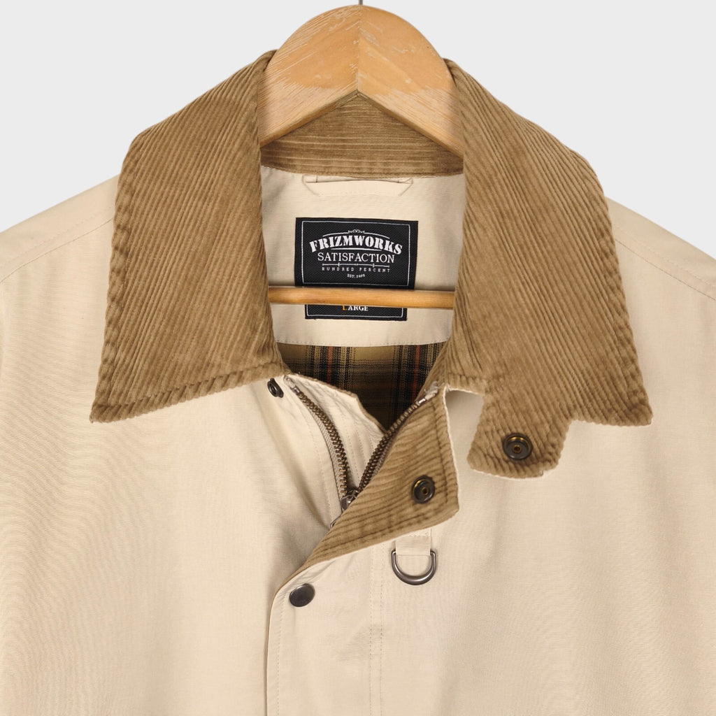 FRIZMWORKS Men's Cream Heritage Hunting Jacket