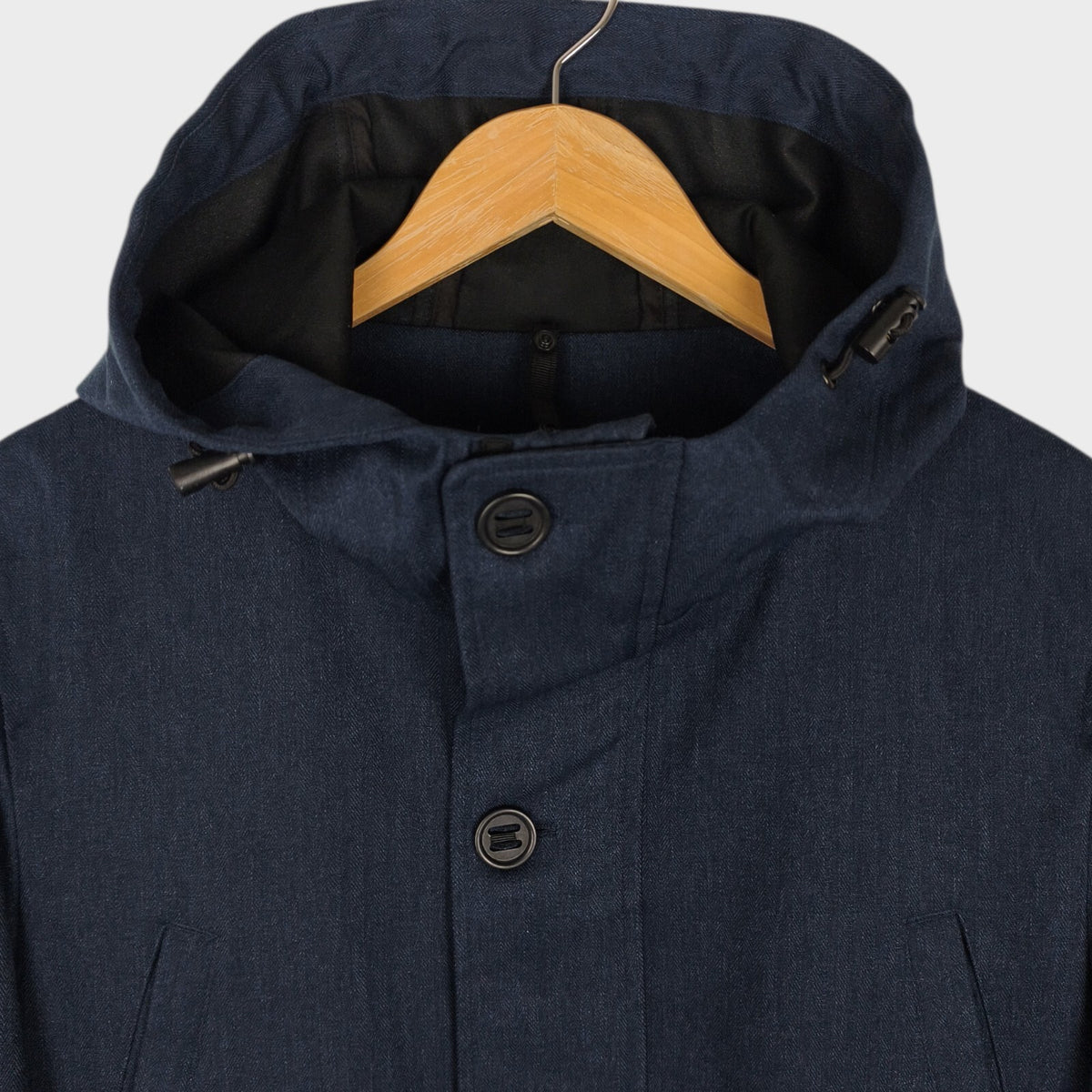 BEAMS B:MING Men's Navy Blue Waterproof Mountain Parka Jacket