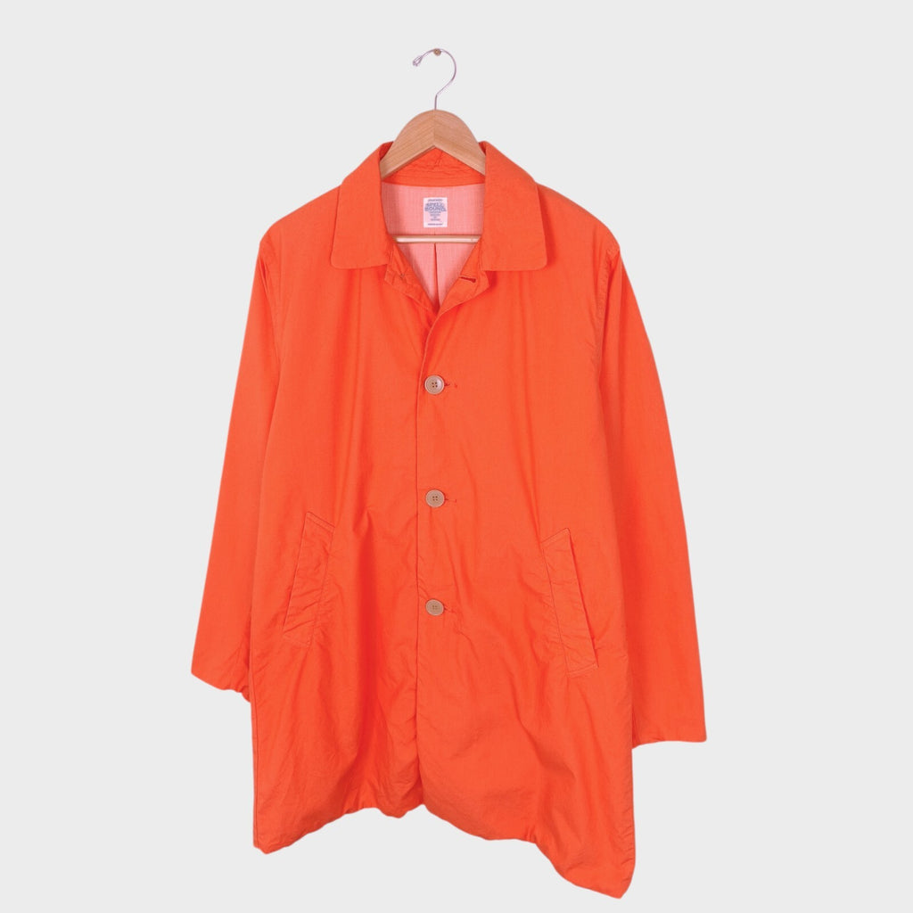 SPELLBOUND Men's Made in Japan Bright Orange Typewriter Coat