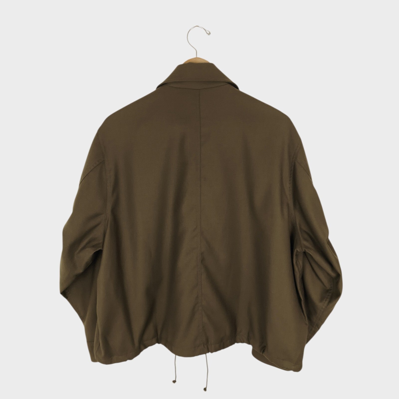 UNIFORM BRIDGE Men's Khaki Oversized Fit Single Blouson Jacket