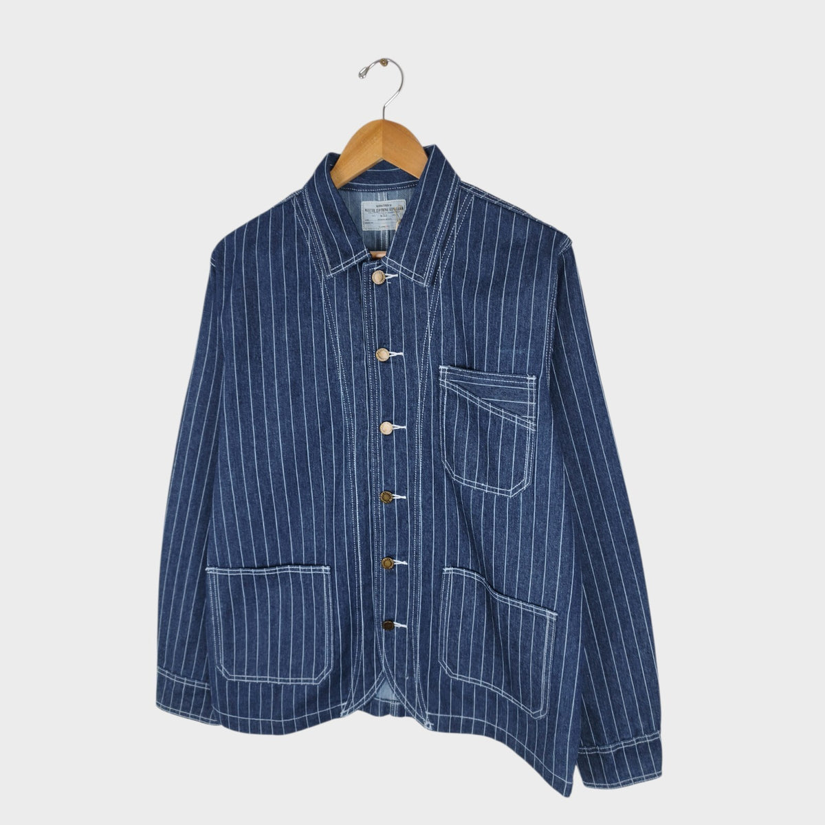 OKONKWO MFG Men's Blue Wabash Chore Jacket