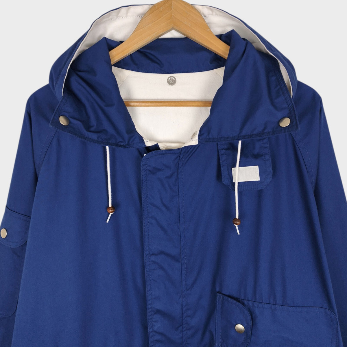 BEAMS PLUS Men's Blue 3 Layer Sailing Parka Jacket