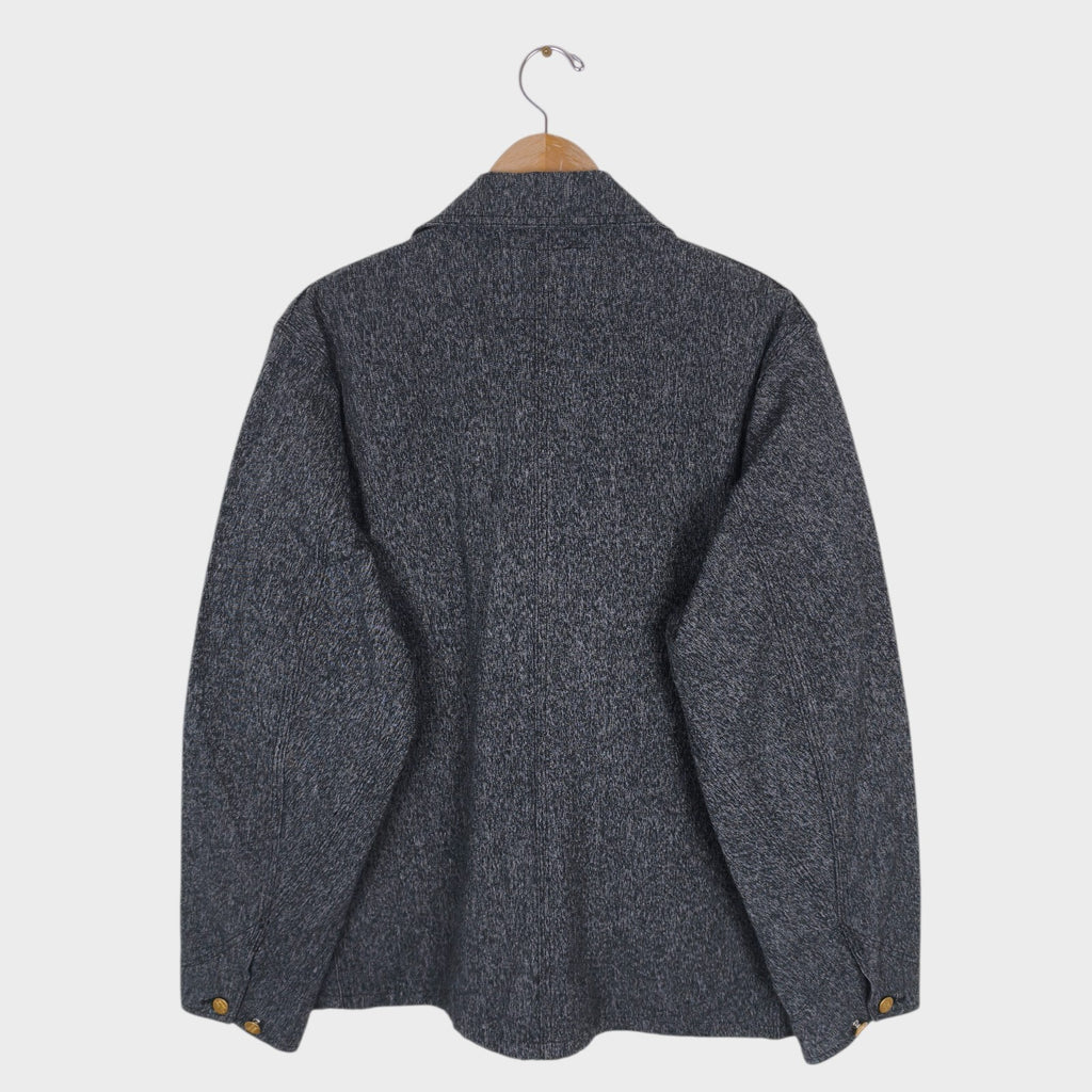 SUGAR CANE Men's Made in Japan Grey Melange Cotton Chore Jacket