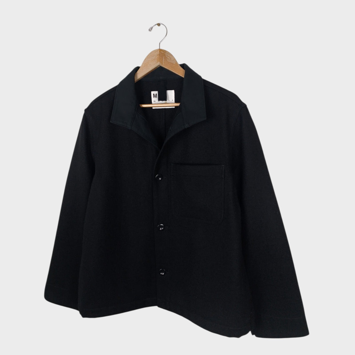 MHL MARGARET HOWELL Men's Black 100% Wool Jacket