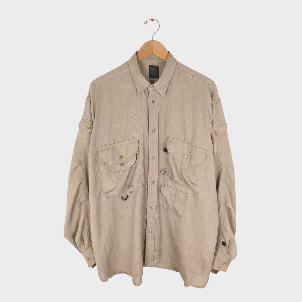 DAIWA PIER39 Men's Ivory Tech Bombay Safari Overshirt