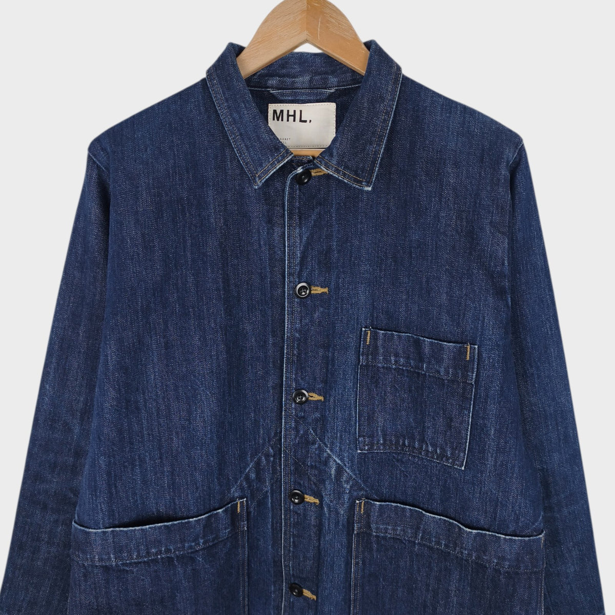 MHL MARGARET HOWELL Men's Canton Overalls Made in Japan Denim Chore Jacket