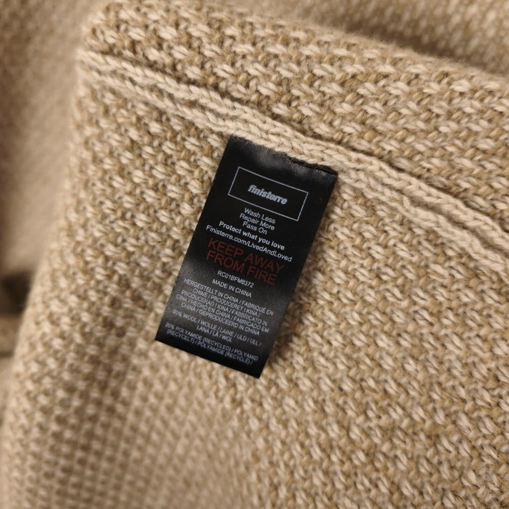 FINISTERRE Men's Beige Wool Blend Jumper