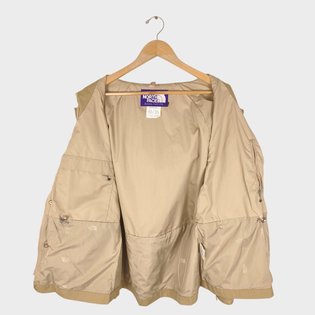 THE NORTH FACE PURPLE LABEL x NANAMICA Men's Beige Mountain Parka Jacket