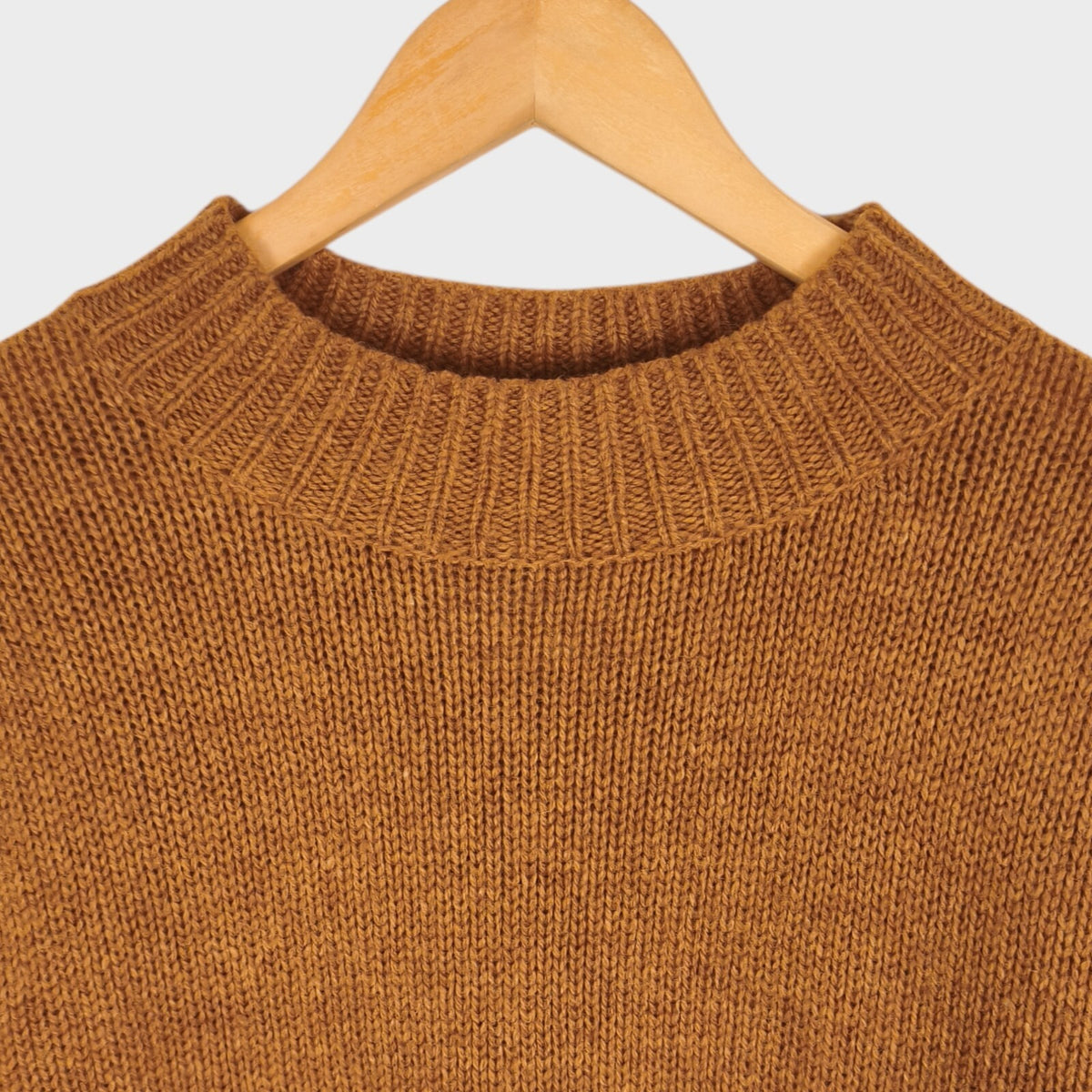 MHL MARGARET HOWELL Men's Tan/Camel 100% Wool Jumper