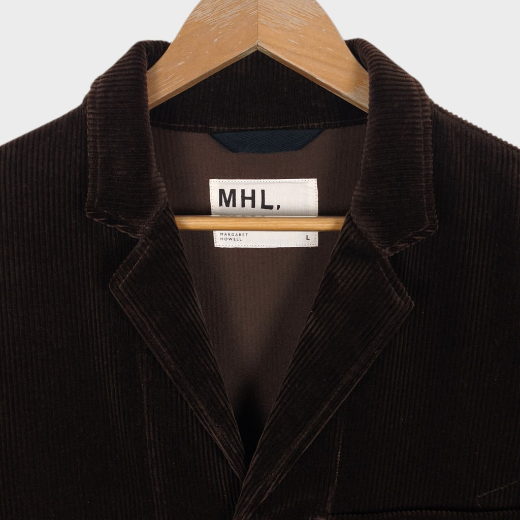 MHL MARGARET HOWELL Men's Brown Heavyweight Corduroy Chore Jacket